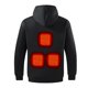 thumbnail image 4 of WILLBEST Sudadera con Capucha Calefactable para Hombre con Tecnología De 5 Luces Led, Cómoda Sudadera Forrada para Uso En Interiores y Exteriores En Invierno XXGrande, 4 of 8