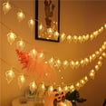 thumbnail image 2 of Cadena De Carga Solar Decoración Super Bright Light String Ornament Lámpara De Cadena En Forma De Plomo Ángulo De 180 Grados Cadena De Lámpara Solar Ajustable Con 8 Modos 20Led String Light Lámpara Cateissary HA025068-01, 2 of 7
