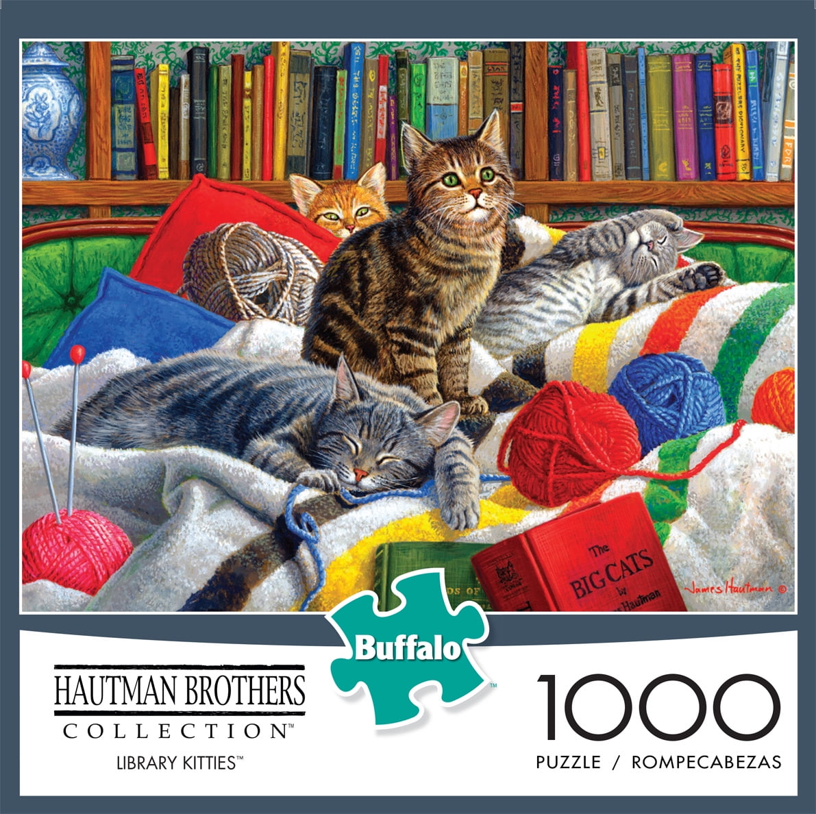 Buffalo Games 750 PC Puzzle Cats "evening Tea and for sale online 