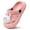 Pink, variant on NHU Girls Slippers Cute House Slipper Shoes for Little Big Kids Indoor Outdoor Yellow Size 11-11.5