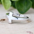 thumbnail image 3 of SS DESIGNS High Polished Sterling Silver Minimalist 10mm Cross Ring, Cross Promise Ring, Simple Plain Silver Christians Jewelry, Gift for Her, 3 of 6