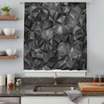 thumbnail image 4 of Black Geometric Sheer Curtains 84 Inches Long, Contemporary Minimalism Abstract Pattern Light Filering Curtains, Breathable Simi Curtain Privacy Drapes for Living Room Bedroom Window Treatment, 4 of 9