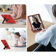 thumbnail image 4 of FIEWESEY Case for iPad Air 11-inch M2 [2024 6th Gen] Tablet Case Soft Silicone Rubber Had Back Shell Kids Friendly Built in Stand Pen Holder for iPad Air 11-inch M2 [2024 6th Gen] (Red/Black), 4 of 7