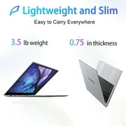 14.1in Windows 11 Pro Laptop, 8GB DDR4, 512GB SSD Computer, Intel Celeron, 1920x1080, 1TB Expansion, Silver