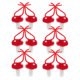 thumbnail image 1 of 12 hongos de peluche, material para manualidades, tocados, adornos de fieltro, para bodas, fiestas y decoración, 1 of 7
