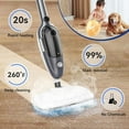 thumbnail image 5 of "Steam Mop – 11-Piece All-in-One Handheld Steam Cleaner for Hardwood Floors, Tiles, Carpets, Clothes, Windows & Furniture, Powerful Multi-Purpose Steamer for Home Use", 5 of 5