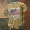 thumbnail image 2 of Puliio Mens American 250Th Anniversary Tees Celebration 250 Years Usa Service T-Shirt Hot Trending Tshirt Vintage Birthday Gifts（Khaki,L), 2 of 2