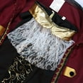 thumbnail image 5 of Pirate Outfit for Kids Tween Boys Halloween Outfit Halloween Cosplay Party Dress Up Kids Outfits Boys 11-12 Years, 5 of 9