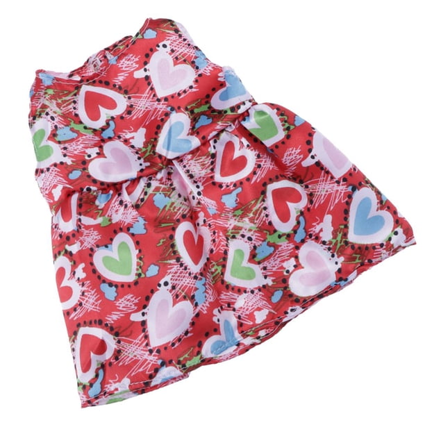 De Vestir De Ropa De Muñeca Para Muñeca De De 18 '' Ameircan rojo Zulema falda del vestido de traje de muñeca