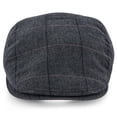 thumbnail image 2 of Main Street - Walrus Grey Tweed Plaid Herringbone Ivy Cap, 2 of 5