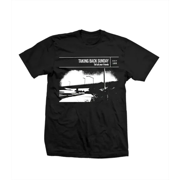 Reprint Rare Taking Back Sunday Tell All Your Friends Cover T Shirt Size 15D536