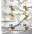 thumbnail image 1 of Soimoi Cotton Cambric Fabric Leaves,Floral & Snail Kids Fabric Prints by Yard 42 Inch Wide, 1 of 1