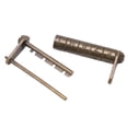 thumbnail image 3 of Old  Zinc Alloy Combination Lock English Password Design Retro Antique Vintage  For Box Wide Application, 3 of 8