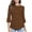 Khaki-03, variant on Mittory Womens Tops Dressy Casual 3/4 Length Bell Sleeve Shirts Boat Neck Tunic Blouses
