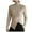 Beige, variant on Thermal Shirts For Women Long Sleeve Tops For Women Women's Winter Bottomed Double-sided Long Sleeve Clothes,Coffee,XL