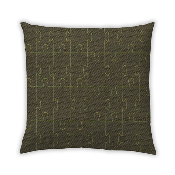 Ahgly Company Indoor Square Contemporary Throw Pillow, 18 inch by 18 inch