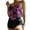 B, variant on Aayomet Womens Bathing Suits Women Casual Print Reffle Strap Bikini Swimwear Bathing Two Piece Swimsuit,B L