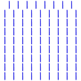 thumbnail image 1 of Barra LED Tubo Intermitente Esponja Suministros para Fiestas Bodas Festivales (azul), 1 of 5