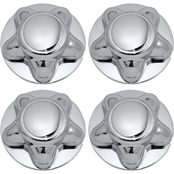 Fuel Rider Set of 4 Chrome ABS Center Caps Compatible with 1997-2000 Ford F-150 7 3/4" Diameter