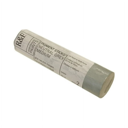 UPC: 0836943003026 | R&F Handmade Paints Pigment Stick  100ml  Neutral Gray Medium