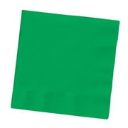 Club Pack of 500 Emerald Green 3-Ply Paper Party Lunch Napkins 6.5"