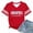 Red9, variant on 250 Anniversary Usa Shirt Summer Tops for Women Graphic Tees Stylish Printed Short Sleeve Round Neck Comfortable Casual Daily Everyday Wear