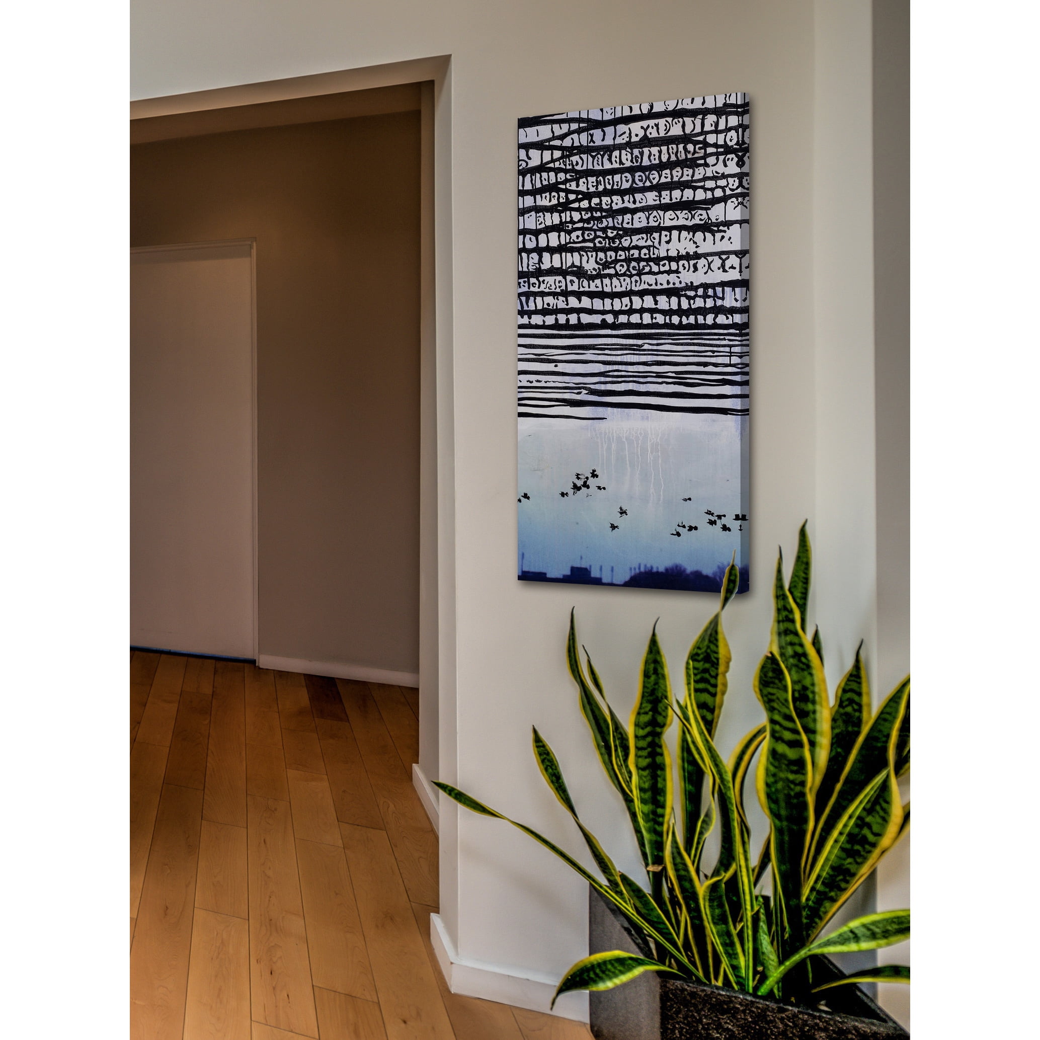 Soaring Birds Painting Print on Wrapped Canvas