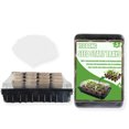 thumbnail image 1 of Plantador de plántulas reutilizables con tapas de cúpula Lámina de ventilación de ventilación ajustable al aire libre Bandeja de planta de plantas de invernadero pequeño suministros de jardinería tholdsy HA011749-00B, 1 of 7