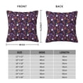 thumbnail image 3 of Rateoe Halloween Sweet Candy Pattern Throw Pillow Cover Premium Pillow Stuffer Sham Square for Decorative Cushion Bed Couch Sofa(Pillow insert not included), 3 of 8
