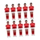 thumbnail image 5 of 10pcs Foosball Men Reemplazo Juego de fútbol jugadores para sala de juegos en interiores rojo, 5 of 8