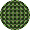 thumbnail image 1 of Ahgly Company Machine Washable Indoor Round Transitional Night Black Area Rugs, 3' Round, 1 of 7