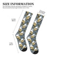 thumbnail image 4 of Pofeuu Squirrel And Leaves Print Compression Socks for Women & Men Circulation - Best Support for Nurses,Running,Athletic,Sports, 4 of 7