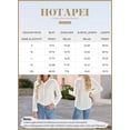thumbnail image 5 of HOTAPEI Button Down Shirts for Women Casual Long Sleeve Blouses V Neck Printed Shirt Tops, 5 of 5