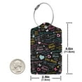 Lukts I love you Mom Pattern Luggage Tags for Suitcases Privacy