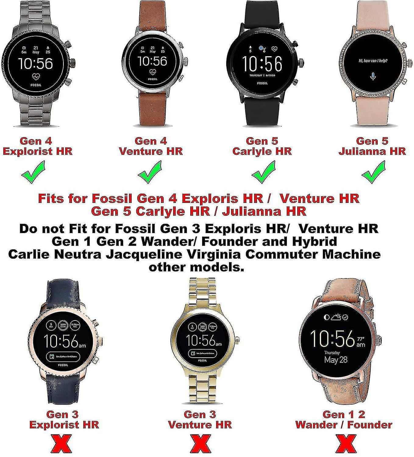 cargador de smartwatch fossil