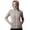 Gray, variant on Womens Full Coverage Sun Hoodie Face Mask Zip Up Jacket with Thumb Holes and Side Pockets Outdoor Top