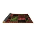 thumbnail image 2 of Ahgly Company Indoor Round Oriental Brown Modern Area Rugs, 4' Round, 2 of 4