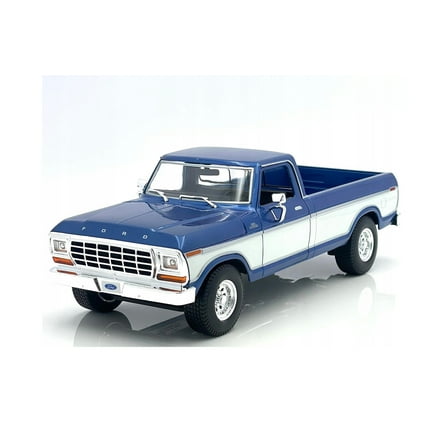 Maisto 1979 Ford F150 Pickup Truck Blue and White 1:18