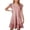 Red, variant on YAYUBA Dresses for Women V Neck Peplum Sleeve Loose Waist Short Sleeve Dress Cruise Outfits for Women