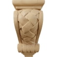 thumbnail image 2 of Ekena Millwork 3 1/2"W x 4"D x 7"H Small Basket Weave Corbel, Cherry, 2 of 4
