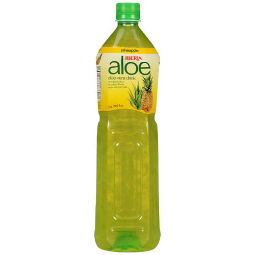 inch Blij noorden Iberia Aloe Vera Juice, Pineapple, 50.8 Fl Oz, 1 Count - Walmart.com