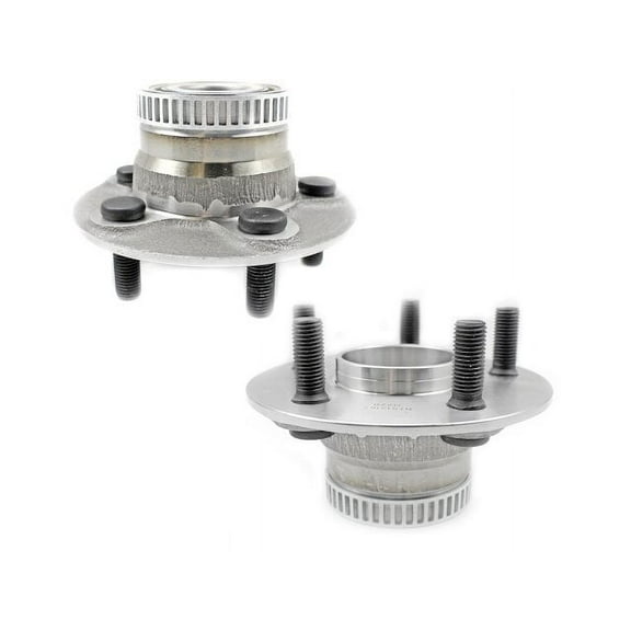 Rear Wheel Bearing Hub Assembly Set of 2 - Compatible with 2000 - 2005 Dodge Neon 2001 2002 2003 2004
