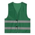 thumbnail image 2 of Xdegoge Kids High Visibility Reflective Safety Vest Tween Front Closure Breathable Mesh Outdoor Cycling Walking Running Construction Role Play, 2 of 5