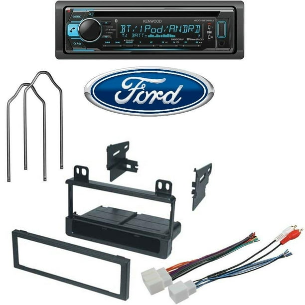Kenwood Kdc Bt368u Cd Mp3 Player Built In Bluetooth Pandora Iheart Ready Ford Lincoln Mercury 1995 08 Dash Kit Walmart Com