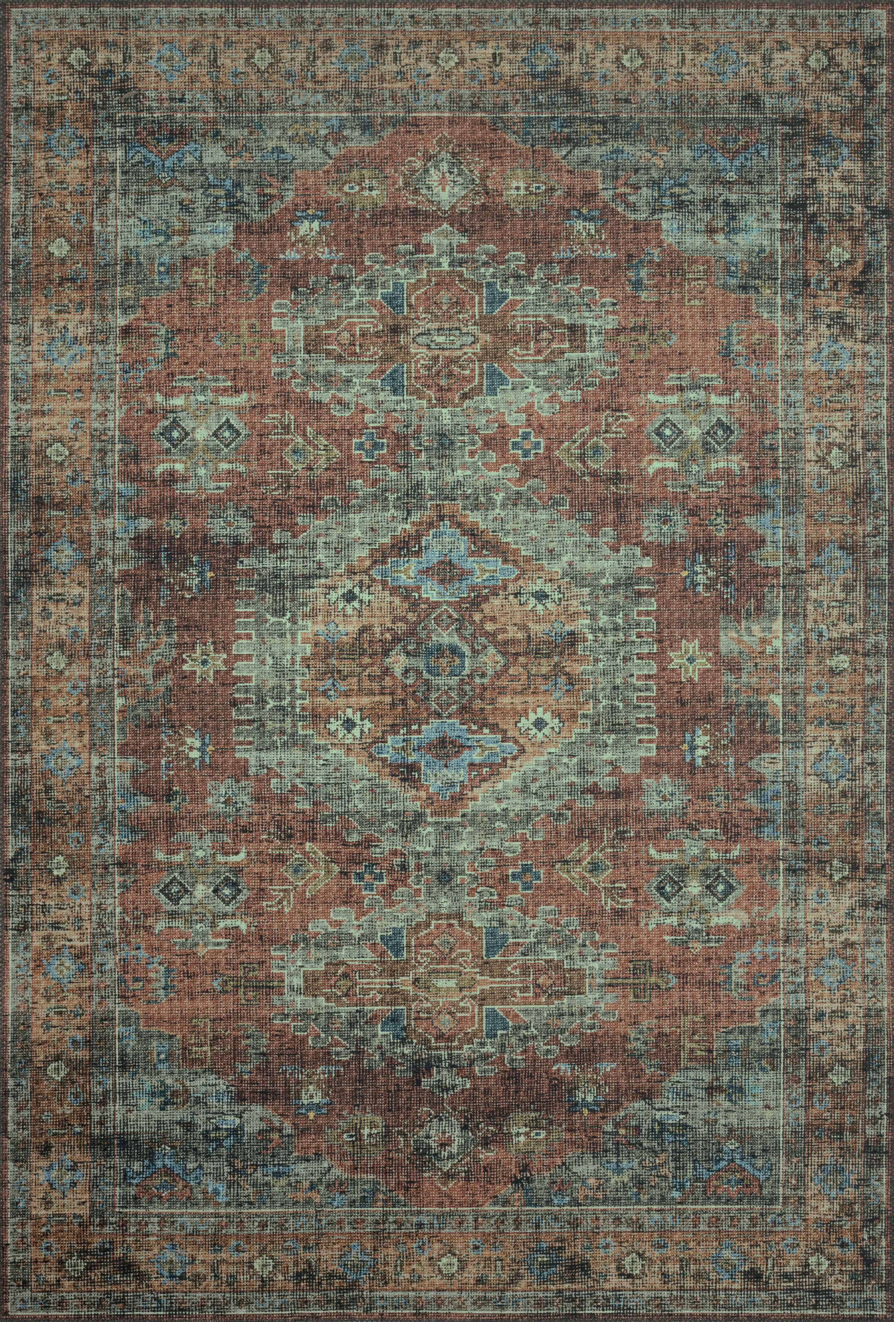SKY-07 Terracotta, Sky 2-6" x 12-0" Size Rug