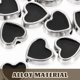 thumbnail image 5 of Kit para hacer pulseras de 100 piezas, cuentas espaciadoras de corazón, cuentas espaciadoras para hacer joyas, 5 of 7