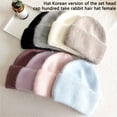 thumbnail image 4 of Unisex Winter Autumn Knitted Hats Portable Warm-keeping Beanie Cap Comfortable Warm Soft Accessory Outdoor Activity Party Green, 4 of 7