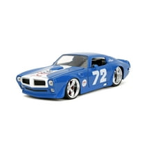 Big Time Muscle Chevron 1:24 1972 Pontiac Firebird Die-Cast Car, Toys for Kids and AdultsBlue(Selections May Vary)