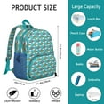 thumbnail image 3 of Students Cartoon Backpack - Cute and Fun Design with Rainbow and Stars, Lightweight Water-Resistant School Bag for Students, 3 of 4