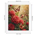thumbnail image 2 of Paint by Numbers Kit for Adults, Red Roses Butterflies Morning Bloom Paint by Numbers, Easy Paint by Numbers Kit for Adults Beginner, DIY Adult Paint by Number Kits on Canvas, Home Decor, 2 of 7